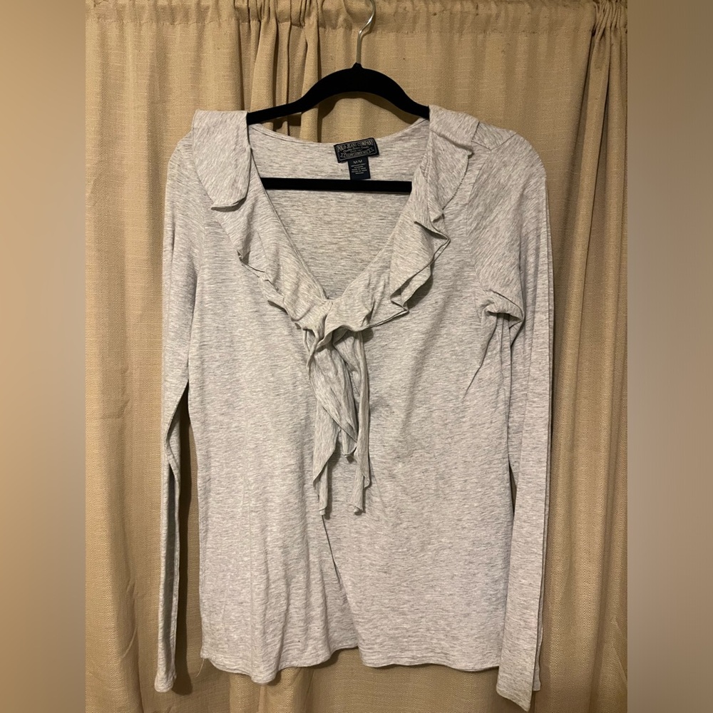 Vintage Polo Ralph Lauren Jean Company gray Shirt Size M
